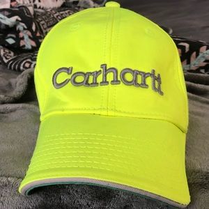Neon Carhartt hat
